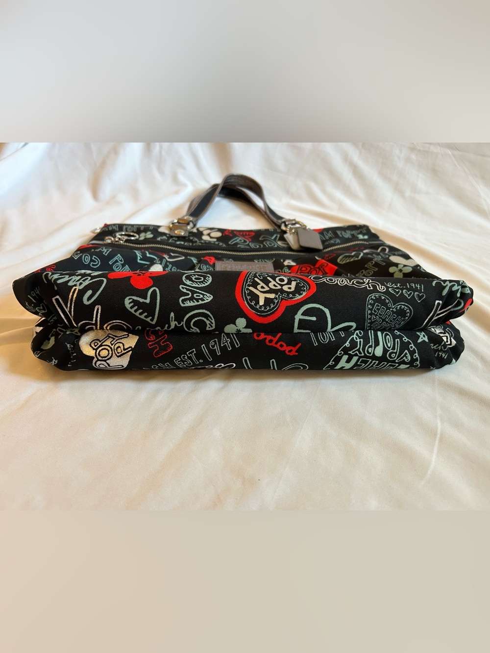 Coach Graffiti Poppy Tote - Picture 5 of 16